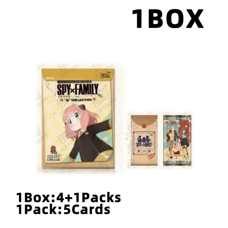 KAYOU Spy x Family Collectible Cards Booster Box Anime TCG Trading Cards