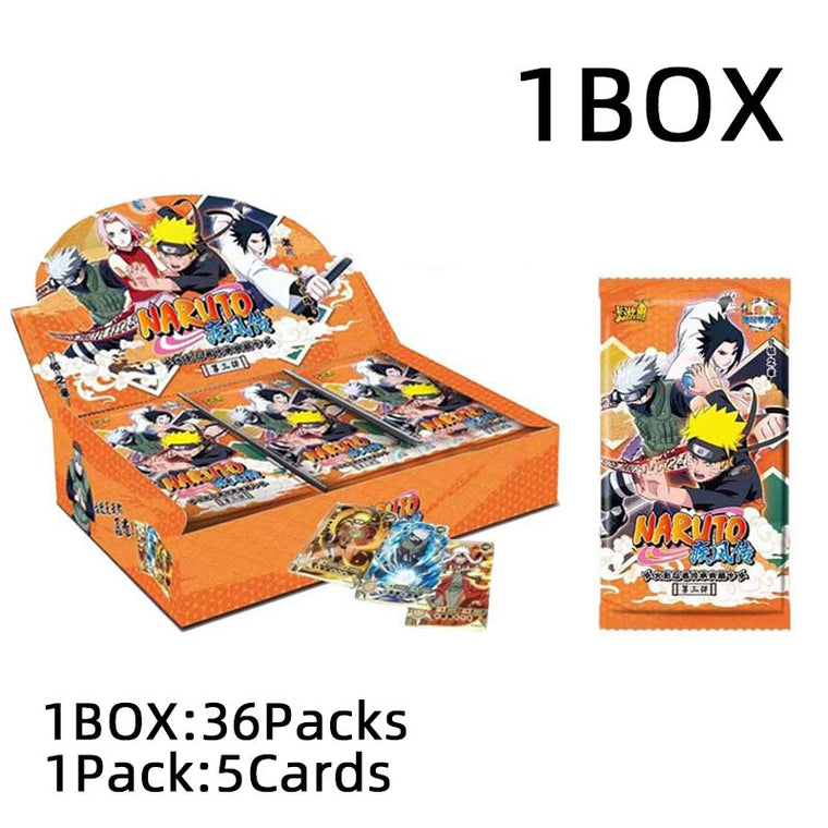KAYOU Naruto Collectible Cards 1 Yuan Series 3 Booster Box Anime TCG Trading Cards