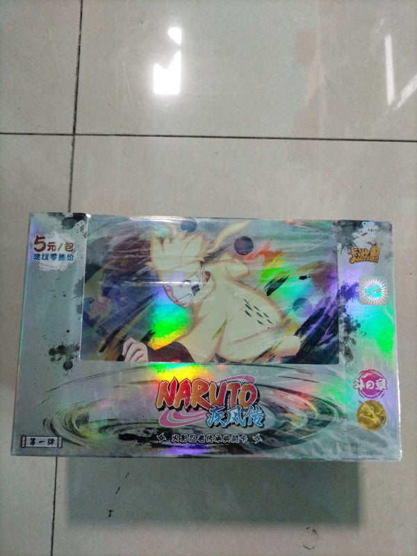 KAYOU Naruto Collectible Cards 5 Yuan Series 1 Booster Box Anime TCG Trading Cards