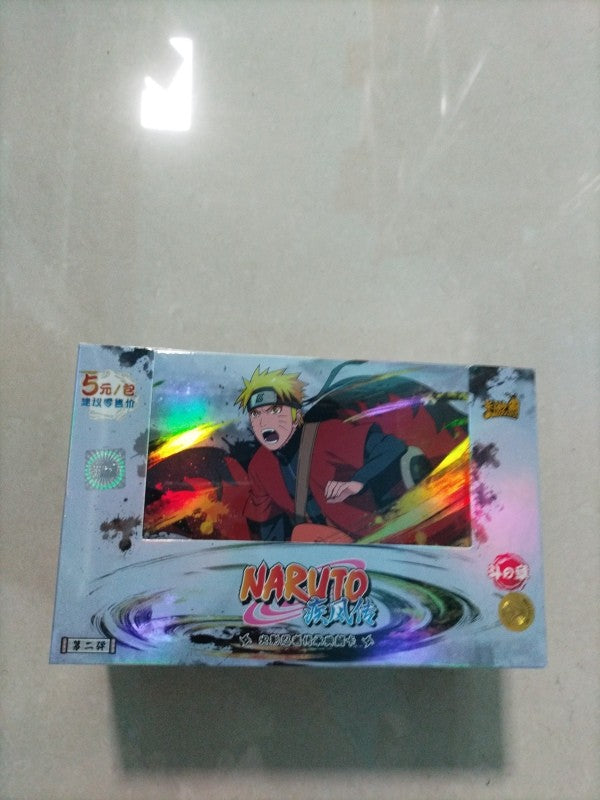 KAYOU Naruto Collectible Cards 5 Yuan Series 2 Booster Box Anime TCG Trading Cards