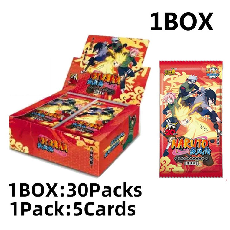 KAYOU Naruto Collectible Cards 2 Yuan Series 5 Booster Box Anime TCG Trading Cards