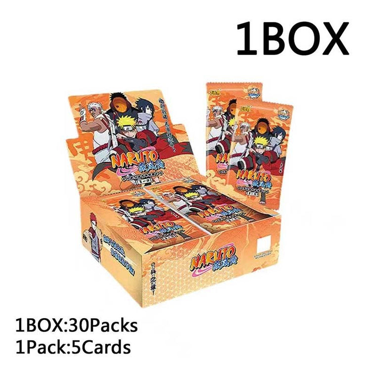 KAYOU Naruto Collectible Cards 2 Yuan Series 1 Booster Box Anime TCG Trading Cards