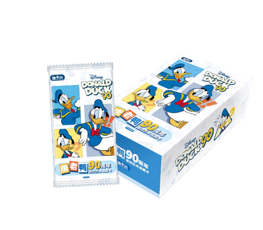 Disney Donald Duck 90th Anniversary Art Collection Card Booster Box (36 boxes/case) - Anime TCG Trading Cards